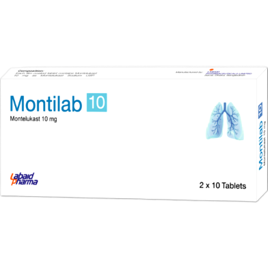 Montilab 10 Mg Tablet 10's Strip image