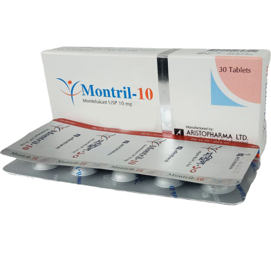 Montril 10 mg 10's Strip Tablet image