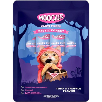 Moochie Cat Treat Fairy Puree - Mystic Forest Tuna and Truffle Flavour image