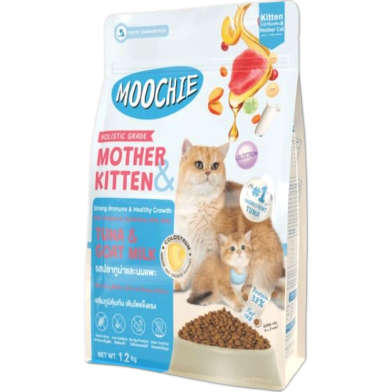 Moochie Dry Cat Food Mother and Kitten - Tuna and Goat Milk Flavour 3Kg image