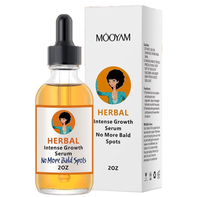 Mooyam Herbal Hair Growth Serum, Intense Growth Formula for Thinning Hair image