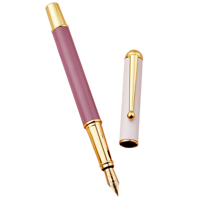 Morandi Metal Fountain Ink Pen - 1pcs image