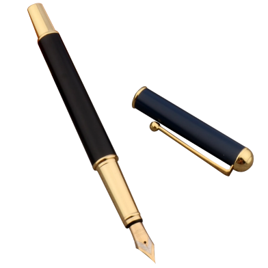 Morandi Metal Fountain Ink Pen - 1pcs image