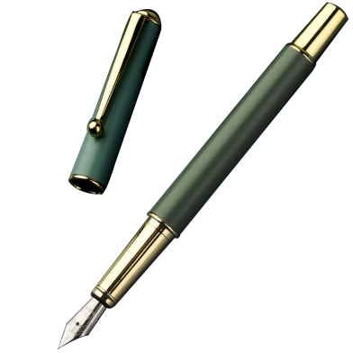 Morandi Metal Fountain Ink Pen - 1pcs image