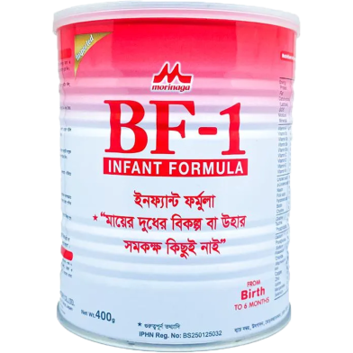 Morinaga BF-1 Infant Baby Formula (0-6 months) 400 gm image