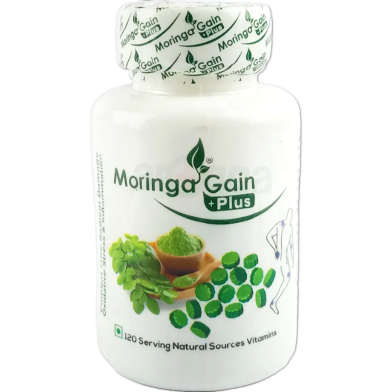 Moringa Gain Plus Food Supplement 120 Table image