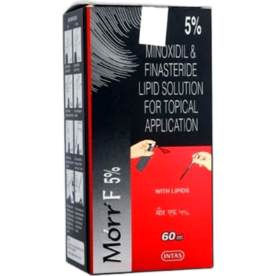 Morr F 5 Minoxidil Finastride Lipid Solution For Topical Application 60ml image