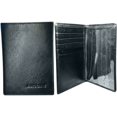 Motocare Genuine Leather Document Holder Pouch 8 Pocket Holder For Motorcycle And Car 1Pcs image