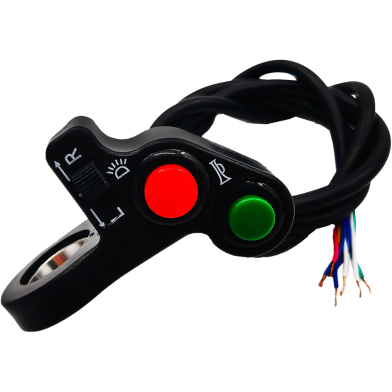 Motorcycle Handlebar Multifunctional Horn Turn Signals On Off Button Light Switch For All Motorcycle image