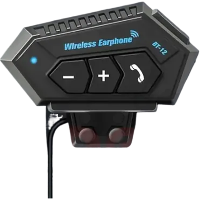 Motorcycle Helmet Communicator Intercom Headset Music Interphone Bluetooth 5.0 Waterproof, Hands-Free, 300m Range, Long Battery Life image