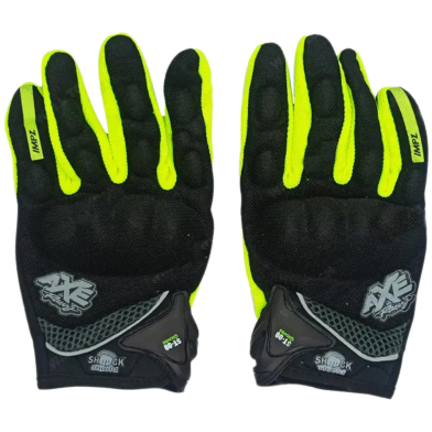 Motorcycle Racing Full Hand Gloves (gloves_a131_g_xl) image