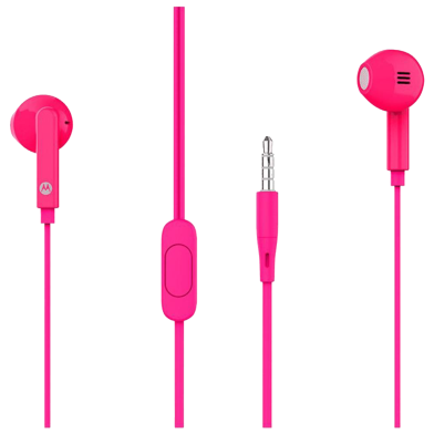 Motorola Pace Ace 145 Ear Earphone - Pink image