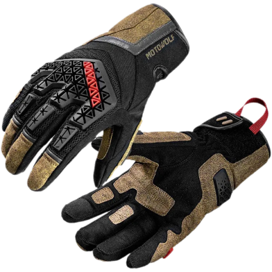 Motowolf Mdl0338 All-Season Touch Screen Enable Motorcycle Gloves – Breathable, Touchscreen, Tpr Protective Off-Road Motocross Gloves image
