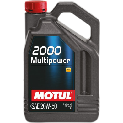 Motul 2000 Multipower 20W-50 Mineral 4L image