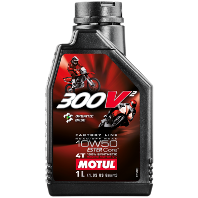 Motul 300V2 10W50 Full Synthetic - 1L image