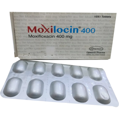 Moxilocin 400 mg Tablet 10's Strip image