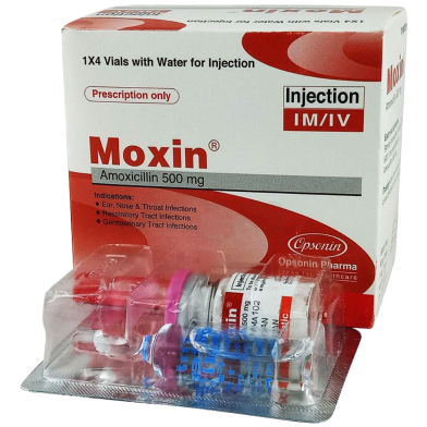 Moxin Vial Im/Iv Injection 500 mg 4'S Pack image