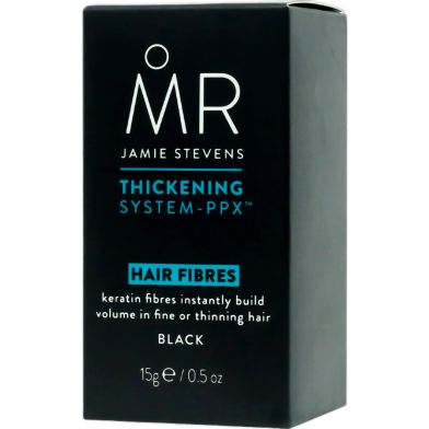 Mr Jamie Stevens Thickening Hair Fibres Black 15gm image