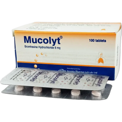 Mucolyt 8 mg Tablet 10's Strip image