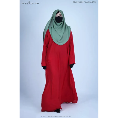 Glam Touch Muhtasim Plain Abaya image