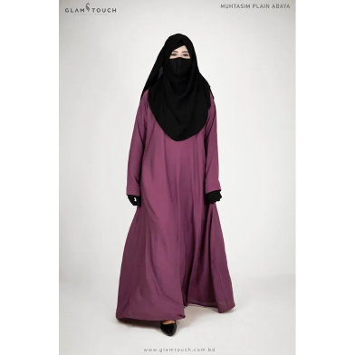 Glam Touch Muhtasim Plain Abaya image
