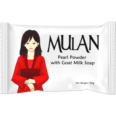 Mulan Pearl Powder With Goat Milk Soap 100gm image