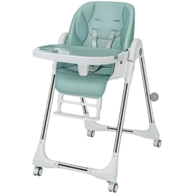 Multi-Functional Babies and Toddlers Folding Portable Height Adjustable High Chair for Feeding/Dining image