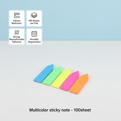 Multicolor sticky note - 100sheet Slide 2