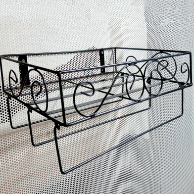 Multipurpose Metal Quran Stand – Wall Hanging Shelf for Prayer Mat, Plants and Books image