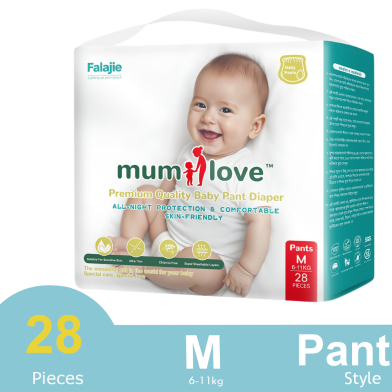 Mumlove Diapers Pant M (6 -11Kg) 28Pcs image