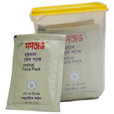 Mumtaz Herbal Face Pack - (12X20gm = 240gm) image