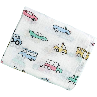 Muslin Swaddle Blanket single layer (Any Design) image