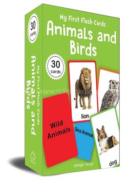 My First Flash Cards Animal And Birds - 30 cards