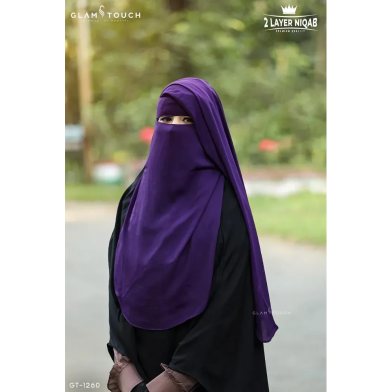 Glam Touch Naomi Two Layer Flap Niqab image
