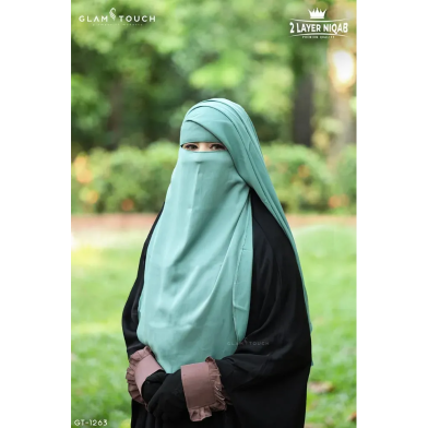 Glam Touch Naomi Two Layer Flap Niqab image