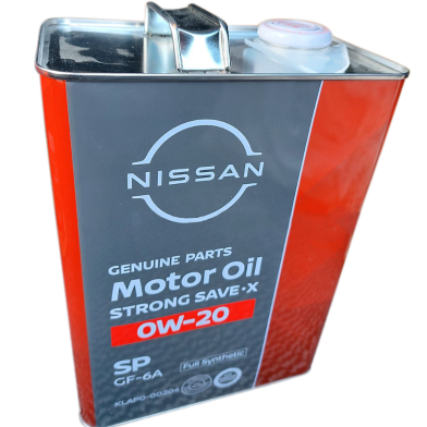 NISSAN Strong Save X 0W-20 Full Synthetic Motor Oil 4L : NISSAN