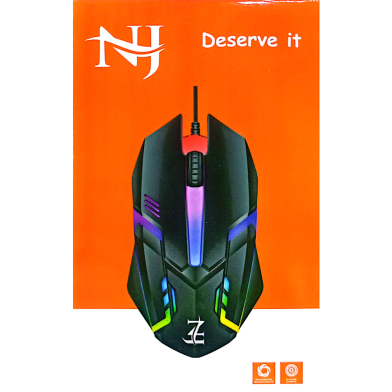 NJ RGB Gaming Mouse 7 Color Random image