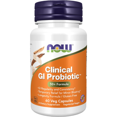 NOW Clinical GI Probiotic 60 Veg Capsules image