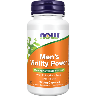 NOW Men's Virility Power 60 Veg Capsules image