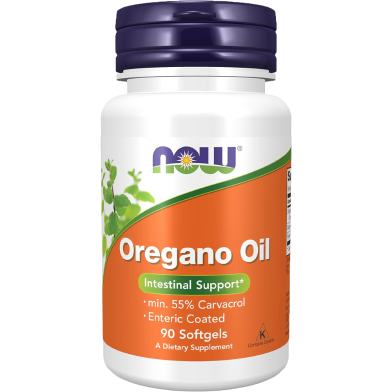 NOW Oregano Oil 90 Softgel image