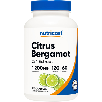 NUTRICOST Citrus Bergamot Capsules 1200 mg 120 Capsule image