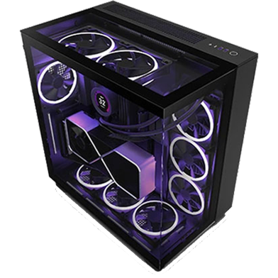 NZXT CM-H91EB-01 H9 Elite Edition ATX Mid Tower Casing - Black image