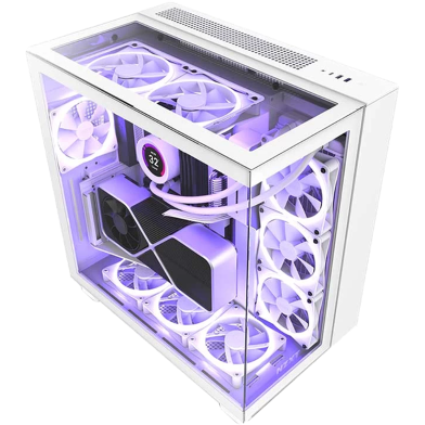 NZXT CM-H91EW-01 H9 Elite Edition ATX Mid Tower Casing - White image