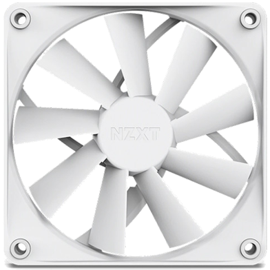 NZXT F120Q (RF-Q12SF-W1) 120mm Quiet Airflow Fan - White image