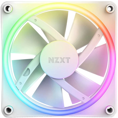 NZXT F120 RGB DUO 120mm RGB Casing Fan - White image