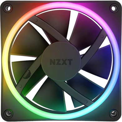 NZXT F120 RGB DUO (Triple Pack) 120mm RGB Casing Fan - Black image