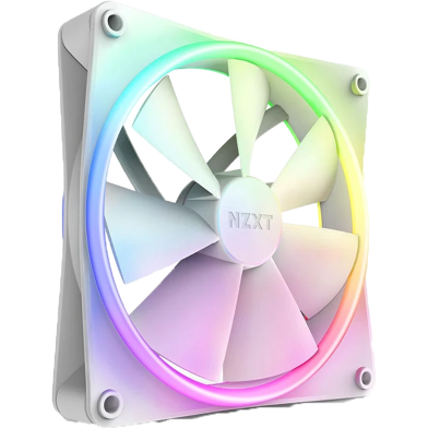 NZXT F140 RGB DUO 140mm RGB Casing Fan - White image