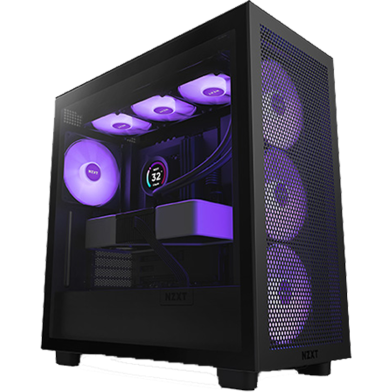 NZXT H7 Flow RGB ATX Mid-Tower Casing - Black image