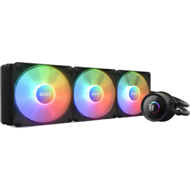 NZXT Kraken 360 - 360mm AIO liquid Cooler W/ 1.54in. Display and Radiator Fans (Black) image