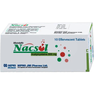 Nacsol 600 mg Tablet 10's strip image